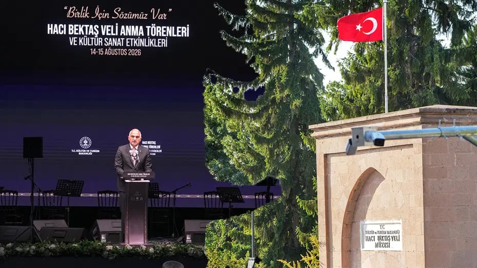 Nevşehir Hacıbektaş anma programı tören alanı