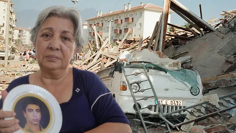 17 Ağustos Depremi sonrası oğlunu arayan Emine Cebeci